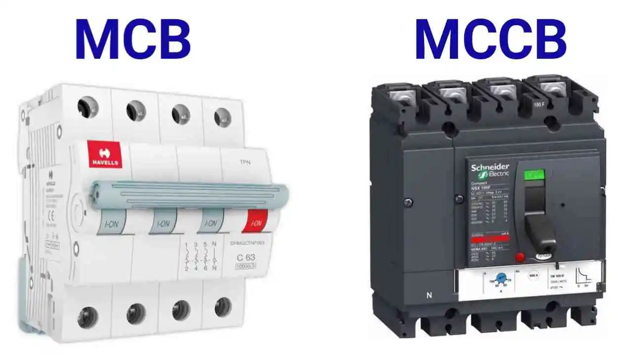 MCB और MCCB में क्या अंतर होता है