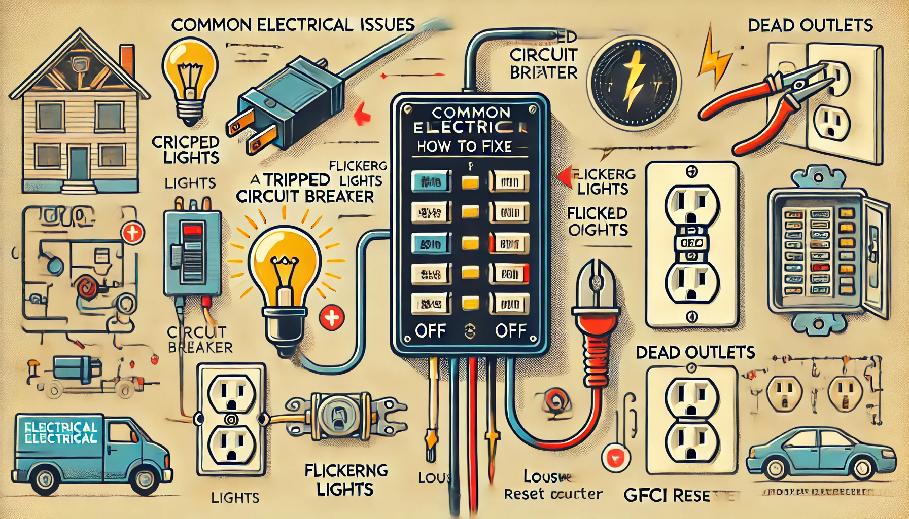 Read more about the article Common Electrical Issues and How to Fix Them